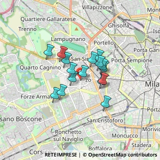 Mappa Viale Aretusa, 20146 Milano MI, Italia (1.2025)