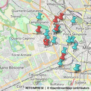 Mappa Viale Aretusa, 20146 Milano MI, Italia (1.931)