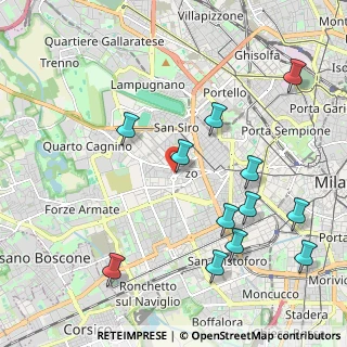 Mappa Viale Aretusa, 20146 Milano MI, Italia (2.35583)