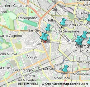 Mappa Via Privata dei Martinitt, 20100 Milano MI, Italia (2.56083)
