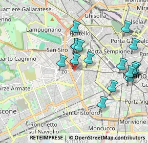 Mappa Via Privata dei Martinitt, 20100 Milano MI, Italia (2.02)