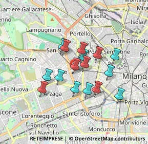 Mappa Via Privata dei Martinitt, 20100 Milano MI, Italia (1.34)