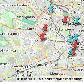 Mappa Via Privata dei Martinitt, 20100 Milano MI, Italia (2.45818)