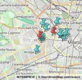 Mappa Via Privata dei Martinitt, 20100 Milano MI, Italia (1.22917)