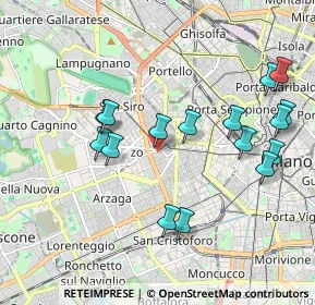 Mappa Via Privata dei Martinitt, 20100 Milano MI, Italia (2.0175)