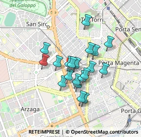 Mappa Via Privata dei Martinitt, 20100 Milano MI, Italia (0.6425)