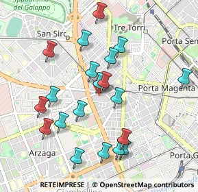 Mappa Via Privata dei Martinitt, 20100 Milano MI, Italia (0.972)