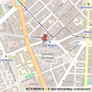 Mappa p.za De Angeli, 9, 20146 Milano, Milano (Lombardia)