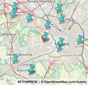 Mappa Via Privata dei Martinitt, 20100 Milano MI, Italia (4.79385)