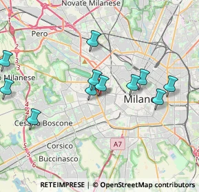 Mappa Via Privata dei Martinitt, 20100 Milano MI, Italia (3.80091)