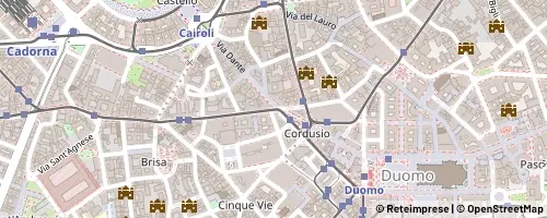 Mappa Milan