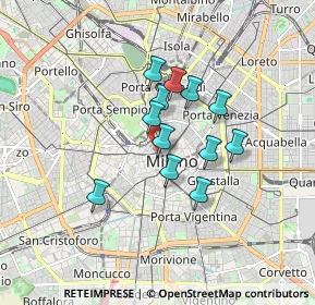 Mappa Via Dante angolo, 20121 Milano MI, Italia (1.24583)