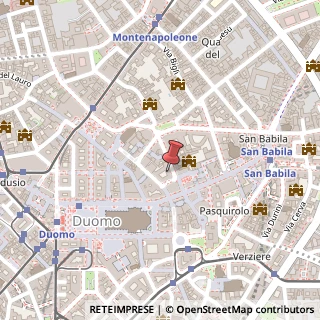 Mappa Via San Paolo, 7, 20121 Milano, Milano (Lombardia)