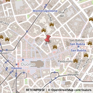 Mappa Galleria Sala dei Longobardi, 2, 20121 Milano, Milano (Lombardia)