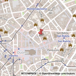 Mappa Via San Paolo,  13, 20121 Milano, Milano (Lombardia)