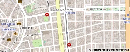 Mappa Milan