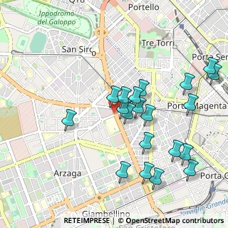 Mappa Via Trivulzio Antonio Tolomeo, 20146 Milano MI, Italia (1.0135)