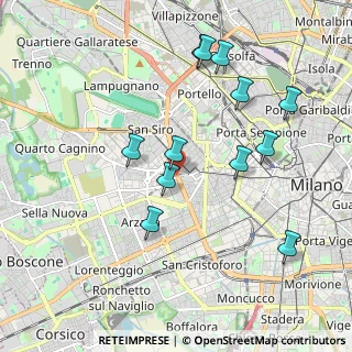 Mappa Via Trivulzio Antonio Tolomeo, 20146 Milano MI, Italia (1.97583)