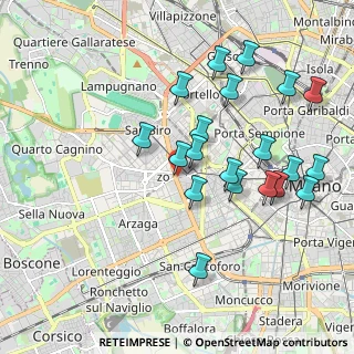 Mappa Via Antonio Tolomeo Trivulzio, 20146 Milano MI, Italia (1.9935)