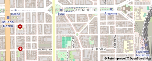 Mappa Milan