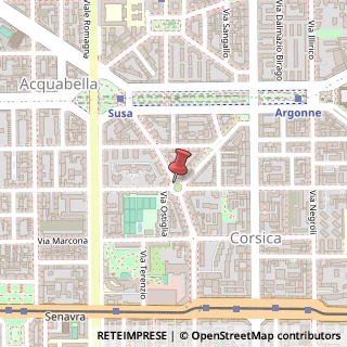 Mappa Via Francesco Dall'Ongaro,  2, 20133 Milano, Milano (Lombardia)