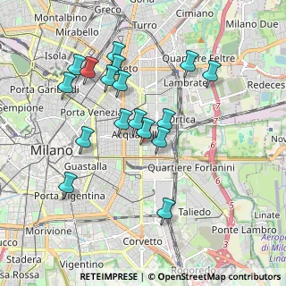 Mappa Via Sismondi, 20133 Milano MI, Italia (1.78529)