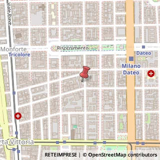 Mappa Via Goffredo Mameli, 10, 20129 Milano, Milano (Lombardia)