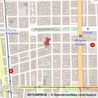 Mappa Via Pasquale Sottocorno, 52, 20129 Milano, Milano (Lombardia)