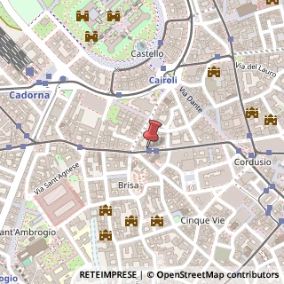 Mappa Via Meravigli, 16, 20123 Milano, Milano (Lombardia)