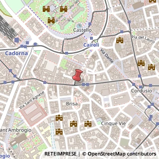 Mappa Via Meravigli,  16, 20123 Milano, Milano (Lombardia)