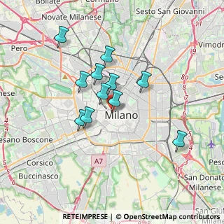 Mappa Via San Giovanni sul Muro, 20123 Milano MI (2.87)