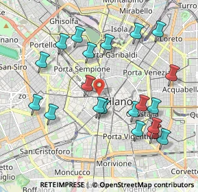 Mappa Via San Giovanni sul Muro, 20123 Milano MI (2.097)