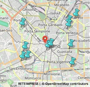 Mappa Via San Giovanni sul Muro, 20123 Milano MI (2.14273)