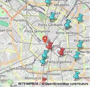Mappa Via San Giovanni sul Muro, 20123 Milano MI (2.82267)