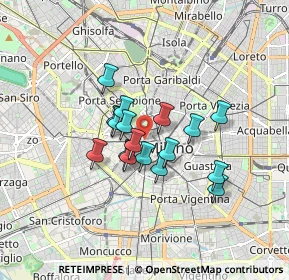 Mappa Via San Giovanni sul Muro, 20123 Milano MI (1.21)