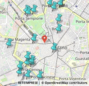 Mappa Via San Giovanni sul Muro, 20123 Milano MI (1.332)