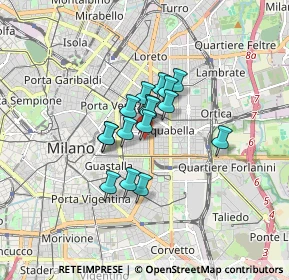 Mappa Via Fratelli Bronzetti, 20129 Milano MI, Italia (1.0375)
