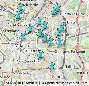 Mappa Via Fratelli Bronzetti, 20129 Milano MI, Italia (1.69813)