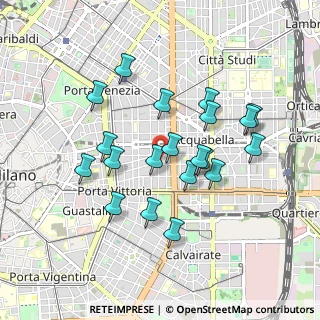 Mappa Via Fratelli Bronzetti, 20129 Milano MI, Italia (0.8255)