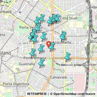 Mappa Via Fratelli Bronzetti, 20129 Milano MI, Italia (0.835)