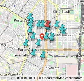 Mappa Via Fratelli Bronzetti, 20129 Milano MI, Italia (0.6565)