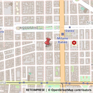 Mappa Via Fratelli Bronzetti, 15, 20129 Milano, Milano (Lombardia)