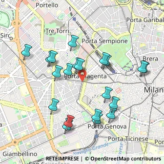 Mappa Piazzale Francesco Baracca, 20123 Milano MI, Italia (0.9995)