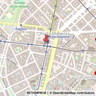 Mappa Piazzale Francesco Baracca, 10, 20123 Milano, Milano (Lombardia)