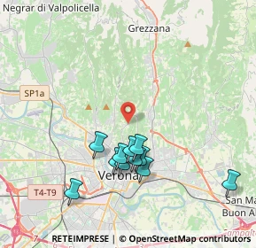Mappa Via Sommavalle, 37128 Verona VR, Italia (3.68909)