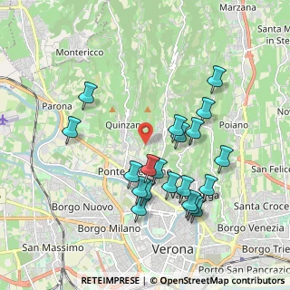 Mappa Via Camposanto, 37127 Verona VR, Italia (1.895)
