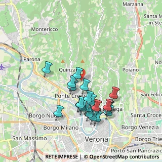 Mappa Via Camposanto, 37127 Verona VR, Italia (1.762)
