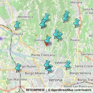 Mappa Via Camposanto, 37127 Verona VR, Italia (2.20667)