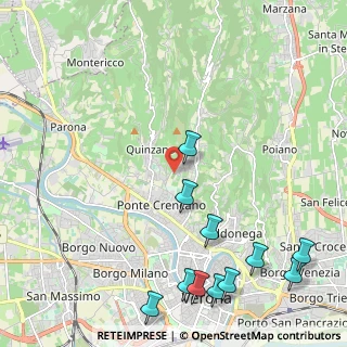 Mappa Via Camposanto, 37127 Verona VR, Italia (2.89091)