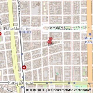 Mappa Via Pasquale Sottocorno,  46, 20129 Milano, Milano (Lombardia)